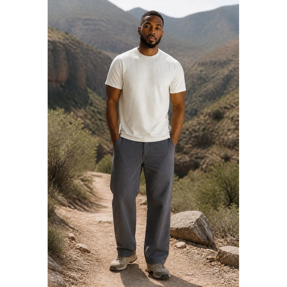 Horny Toad Pants Mens 36x30 Gray Straight Leg Chino Casual Outdoor hiking REI